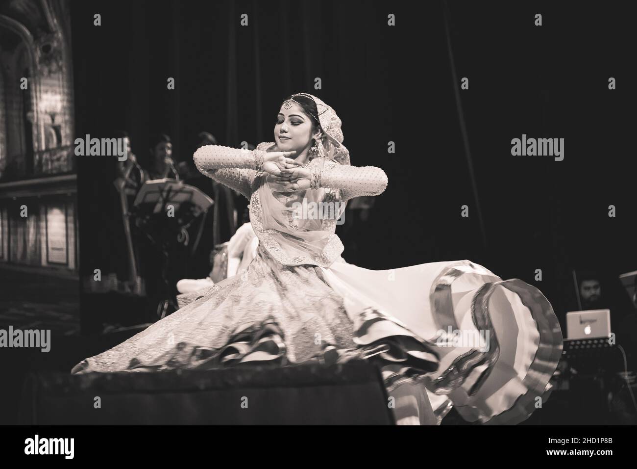 Danseuse Kathak Banque D'Images