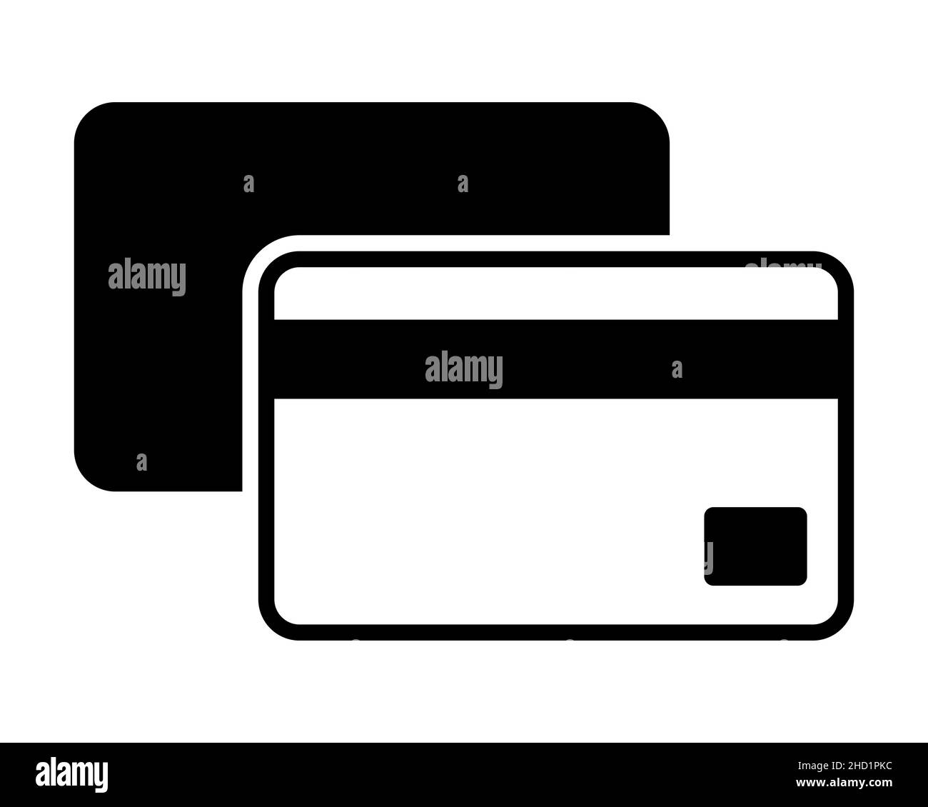 Vecteur d'icône de carte de crédit.Style plat tendance Illustration de Vecteur