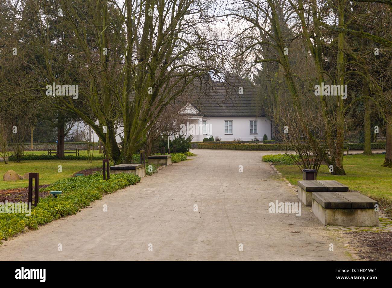 Le lieu de naissance de Frédéric Chopin, petite maison avec un grand
