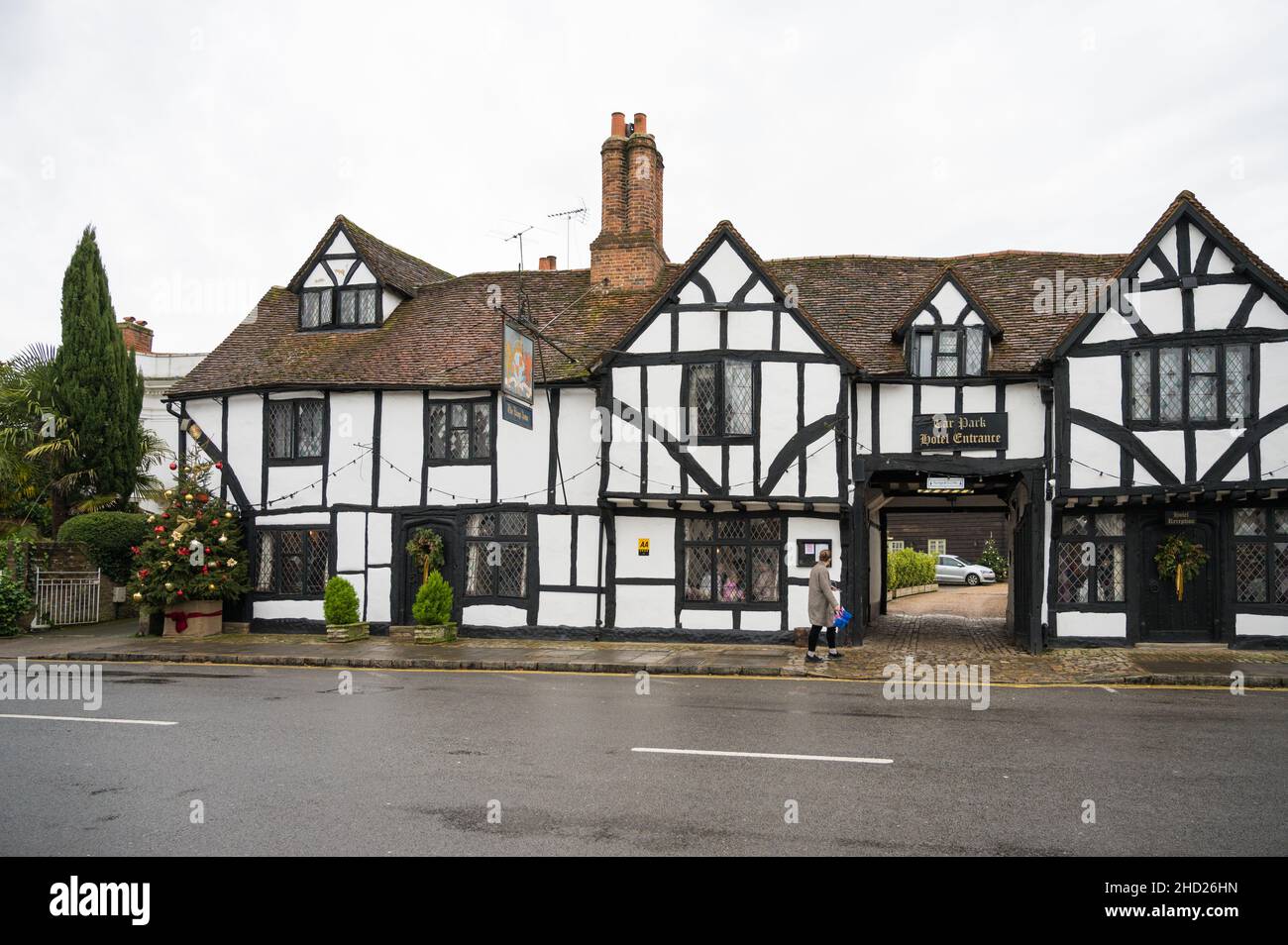 The Kings Arms pub and Hotel, Amersham Old Town, Buckinghamshire, Angleterre, Royaume-Uni Banque D'Images
