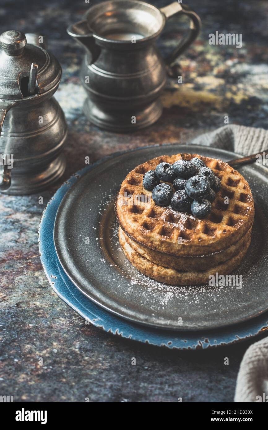 Food STILL Life - cuisine - Bleu - rustique Banque D'Images