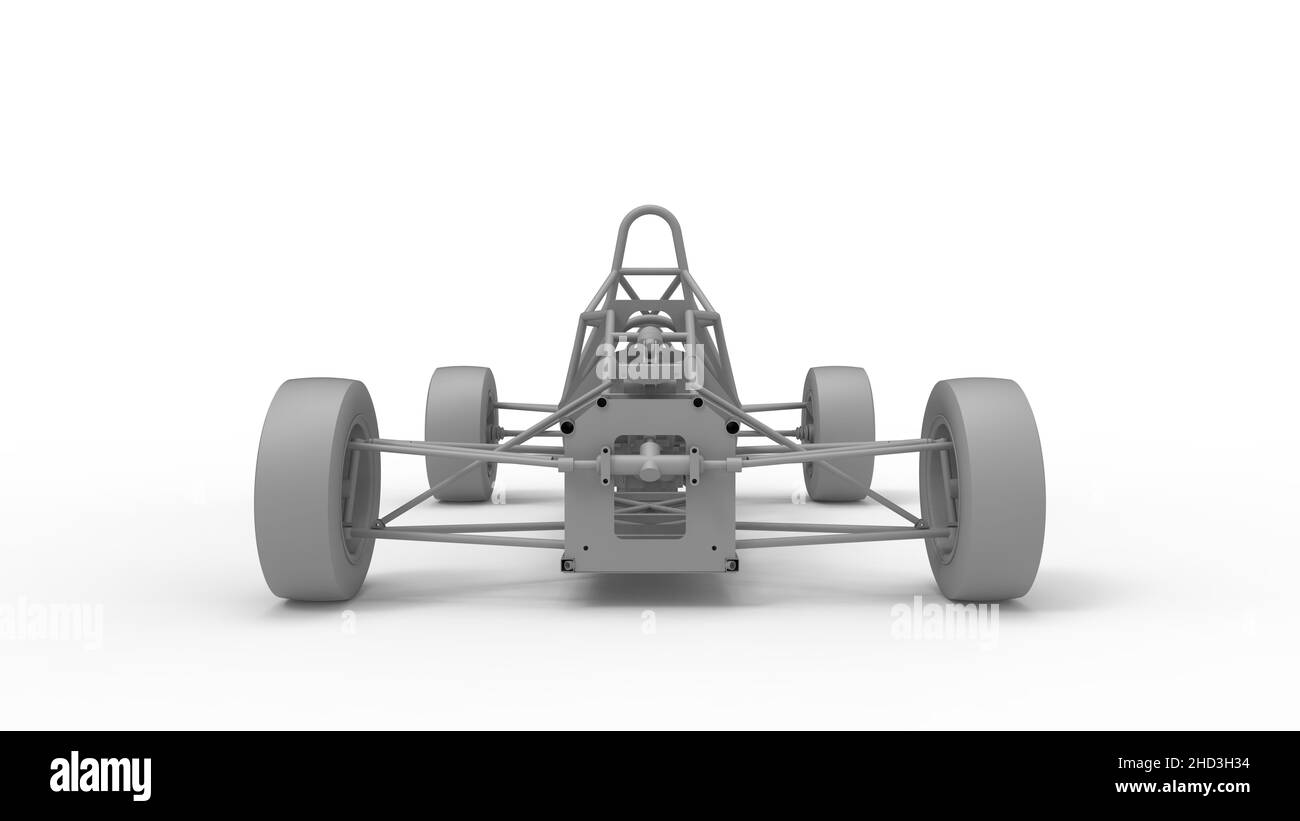 3D rendu d'un châssis de voiture de course à partir de tubes et de tuyaux  isolés en arrière-plan blanc de studio Photo Stock - Alamy
