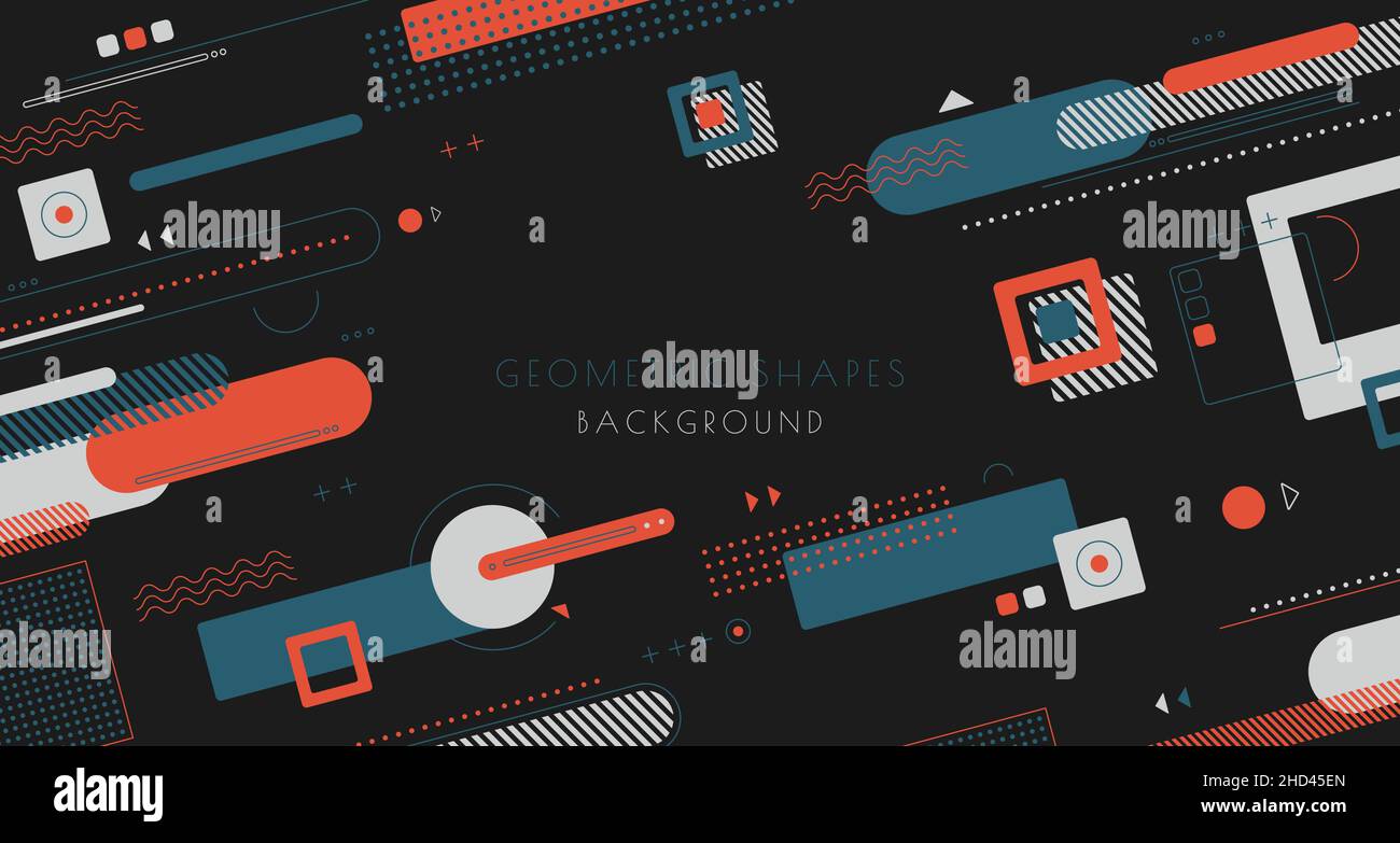 Motif géométrique abstrait de style lignes arrondies décoratif.Chevauchement pour le nouveau fond moderne du modèle. Illustration de Vecteur