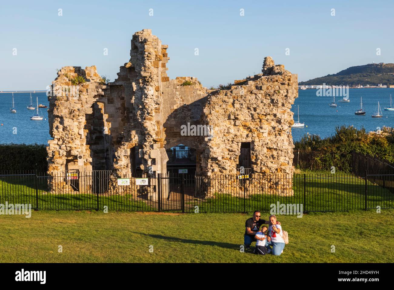 Angleterre, Dorset, Weymouth, château de Sandsfoot Banque D'Images