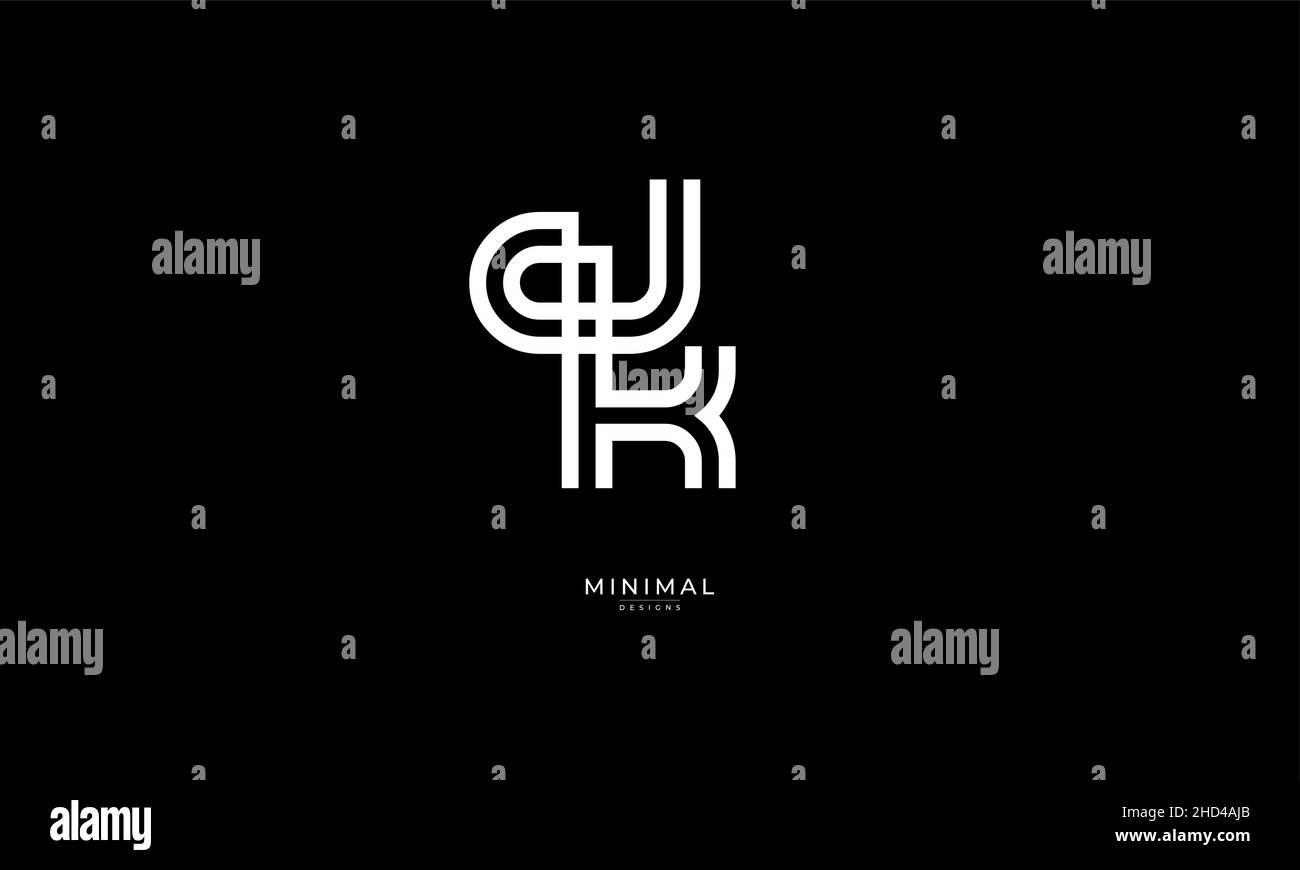 Lettre alphabétique icône logo DK Illustration de Vecteur Lettre alphabétique icône logo DK Illustration de Vecteur