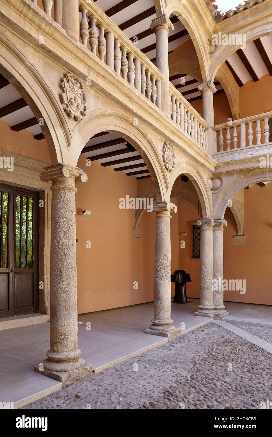 Palacio Condes de Ciro Casa Grande.Almansa.Albacete.Castilla-la Manche.Espagne. Banque D'Images