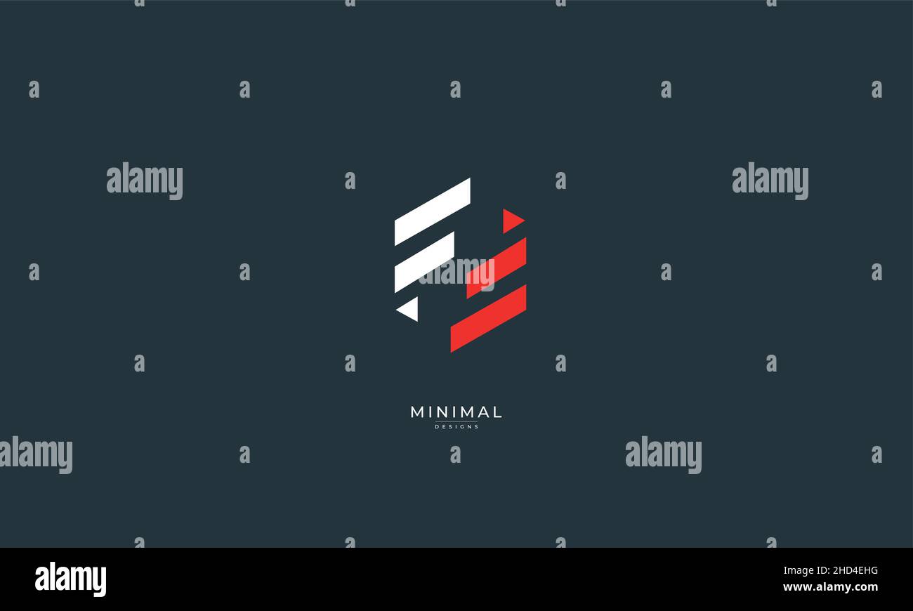 Lettre alphabétique logo FF Illustration de Vecteur