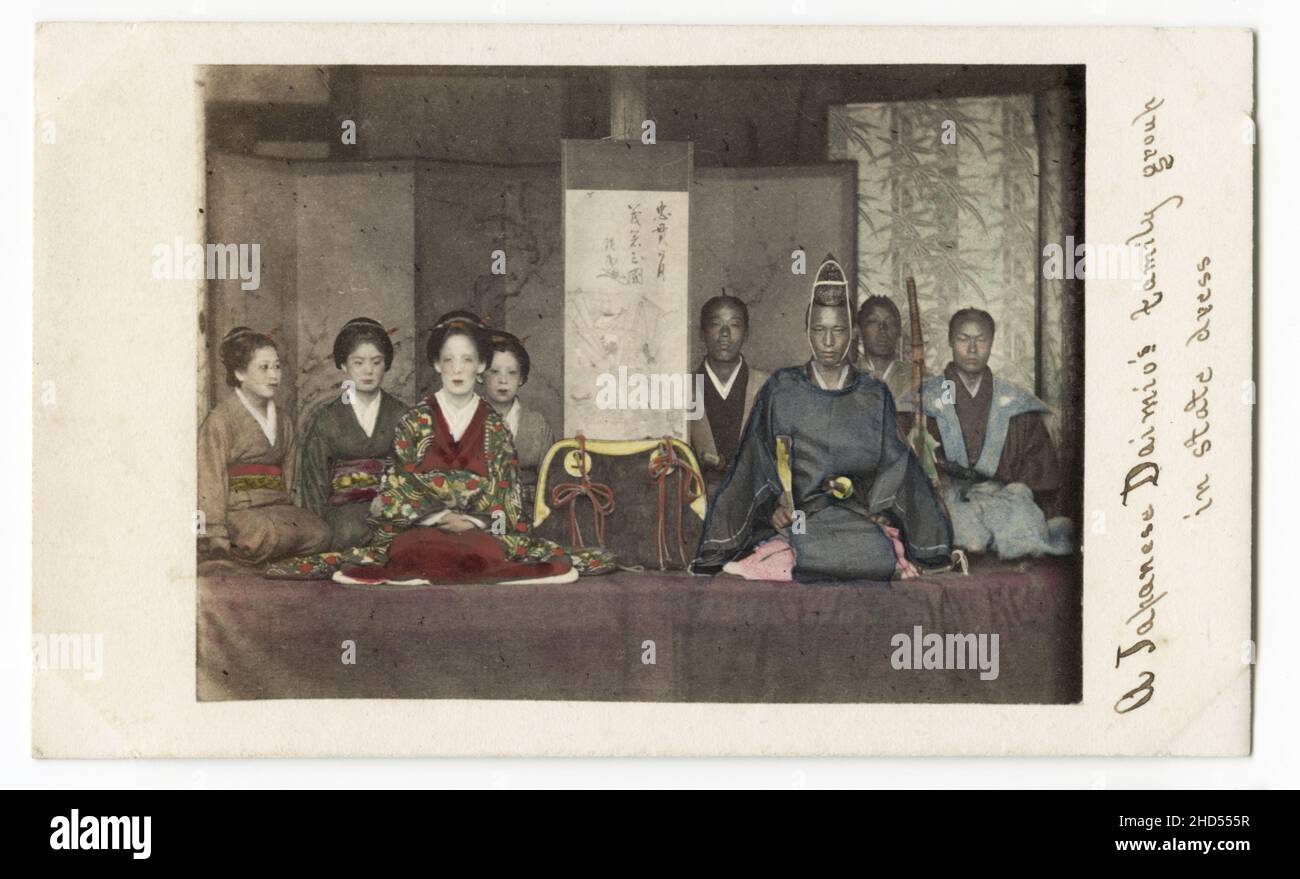 19th Century vintage photographie - 1860's Japon carte de visite ...