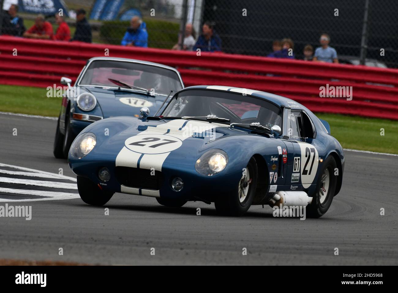 Roy Alderslade, Andrew Jordan, AC Cobra Daytona coupé, International Trophy for Classic GT Cars - Pre 1966, une mini-course d'endurance pour les voitures GT d'avant 1966 Banque D'Images