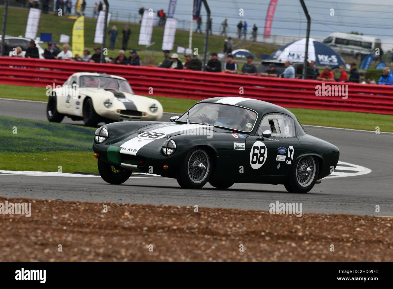 Marc Gordon, Nick Finburgh, Lotus Elite, International Trophy for Classic GT Cars - Pre 1966, une mini-course d'endurance pour les voitures GT d'avant 1966, un deux pilotes Banque D'Images