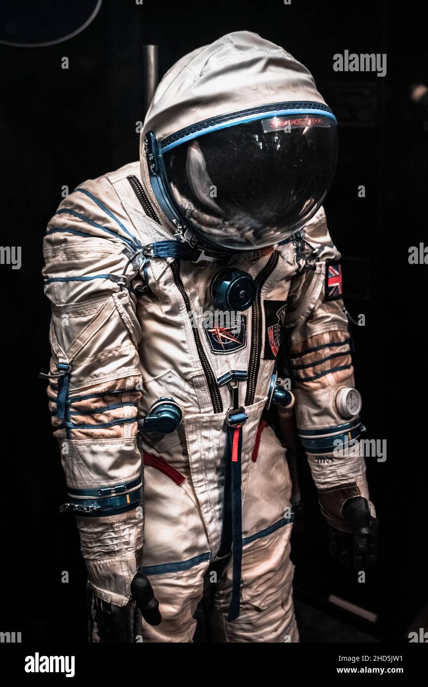 Londres, Royaume-Uni - août 2020 : NASA Space suit de près isolé Banque D'Images