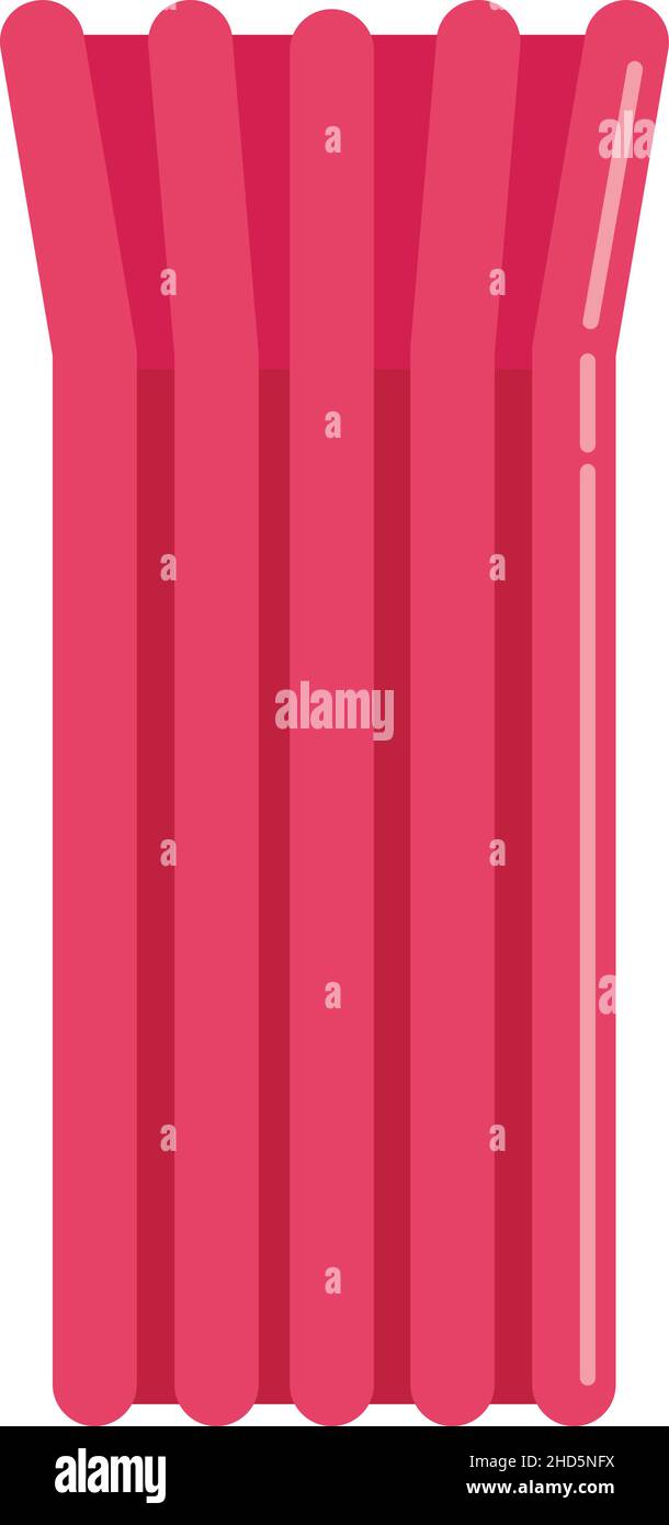 Icône de matelas gonflable des fêtes.Illustration plate de l'icône vecteur de matelas gonflable de vacances isolée sur fond blanc Illustration de Vecteur