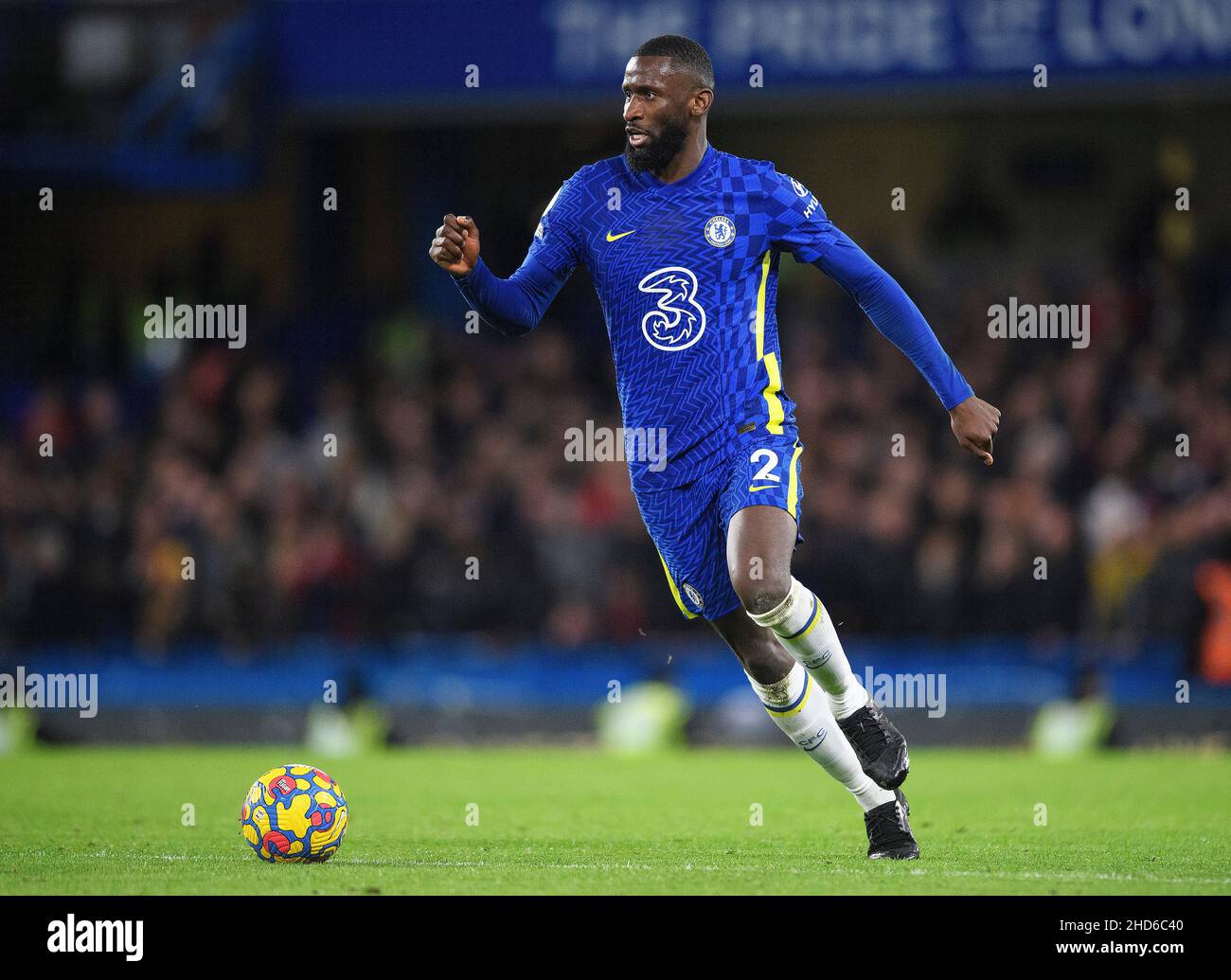 02 janvier - Chelsea / Liverpool - Premier League - Stamford Bridge Antonio Rudiger pendant le match de Premier League au Stamford Bridge Picture Credit : © Mark pain / Alay Live News Banque D'Images