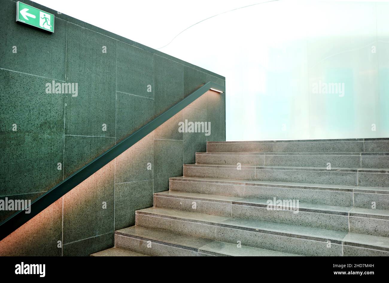 Intérieur architecture moderne du musée Mudec, musée des cultures, à Milan. Banque D'Images