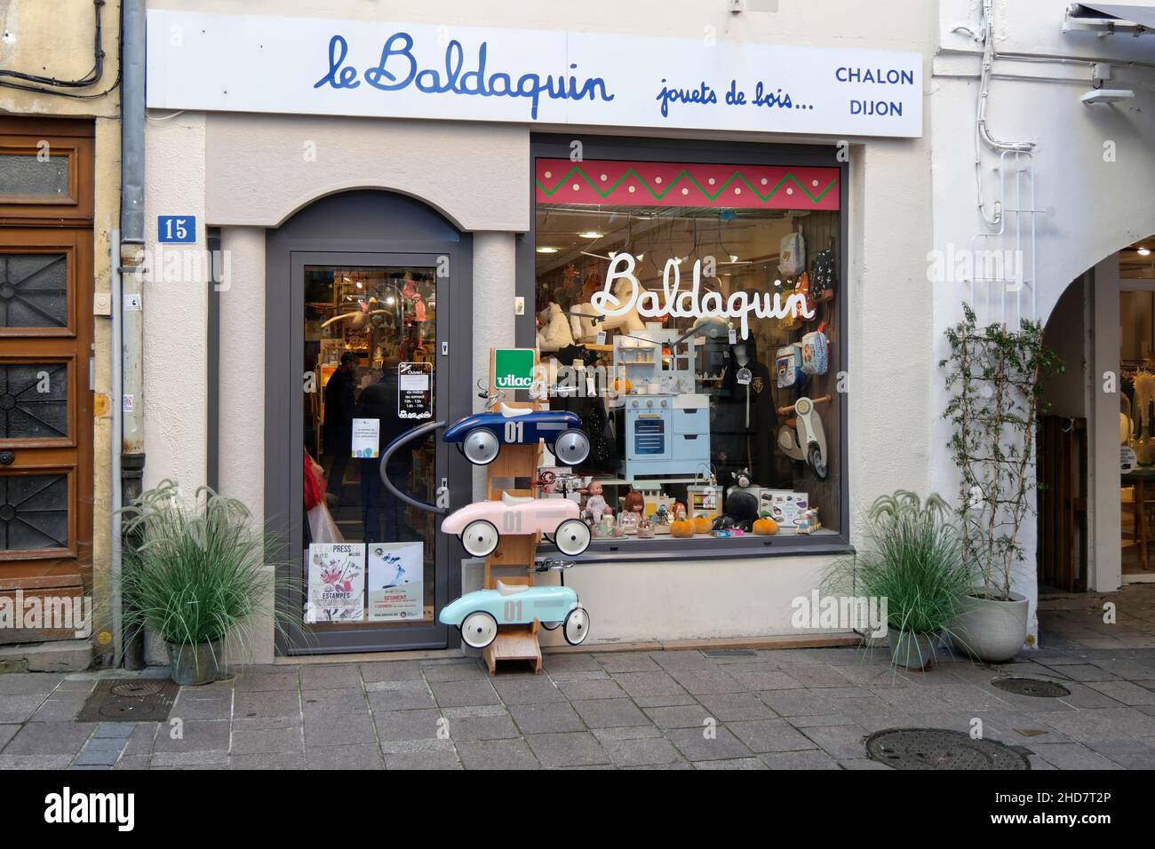 le Baldaquin,magasin de jouets pour enfants,Chalon-sur-Saône,  Saône-et-Loire, Bourgogne-Franche-Comté,France Photo Stock - Alamy