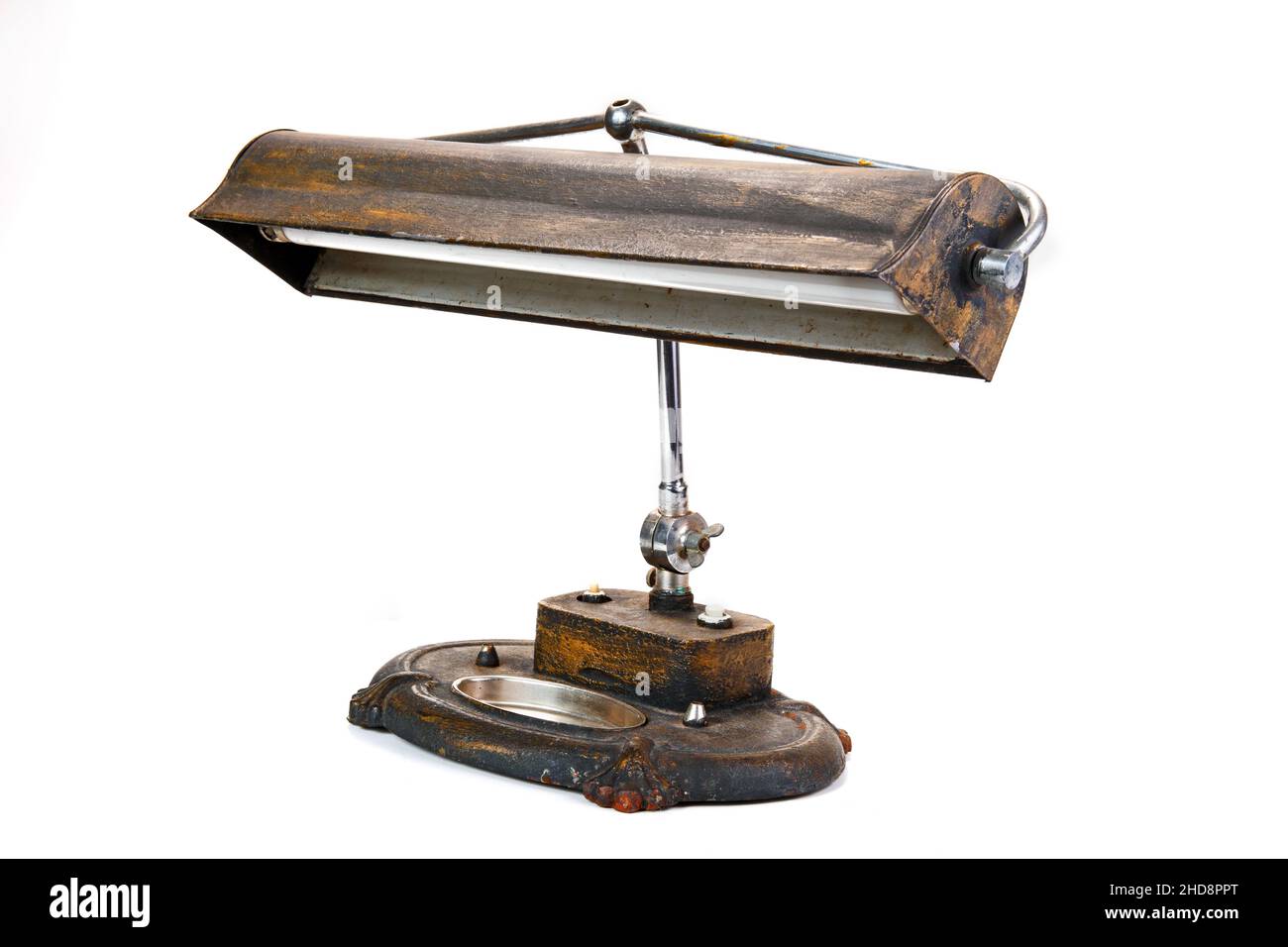 lampe de table ancienne Banque D'Images