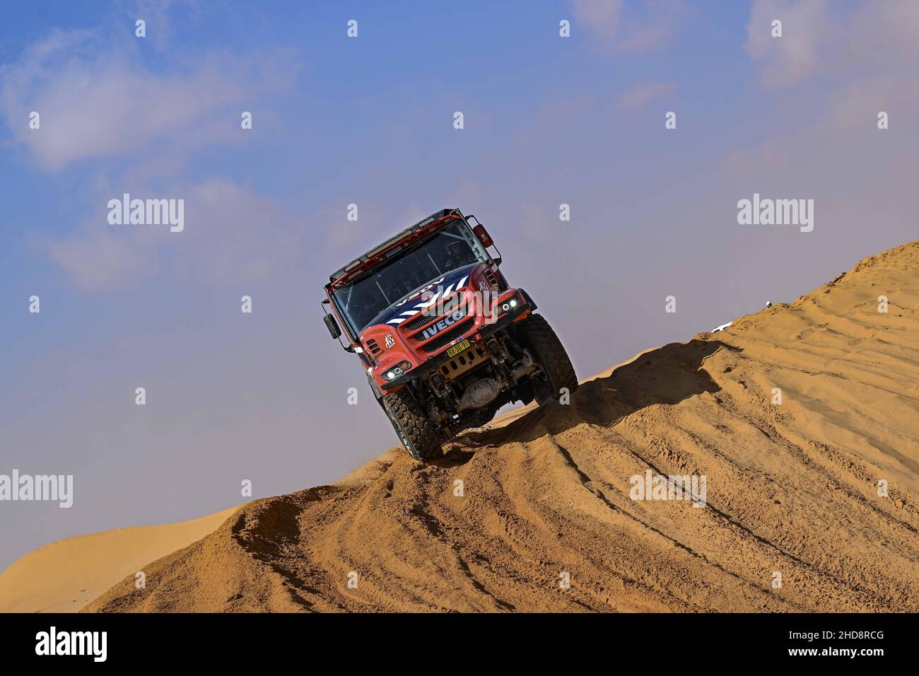 522 de Groot Richard (nld), Hulsebosch Jan (nld), Laan Mark (nld), pompiers équipe de Dakar, Iveco Magirus 4x4 DRNL, T5 FIA Camion, action pendant la phase 3 du Dakar Rally 2022 entre Al Artawiya et Al Qaysumah, le 4th 2022 janvier à Al Qaysumah, DPIO/Gigi Soli - Saudi - Live Media Banque D'Images