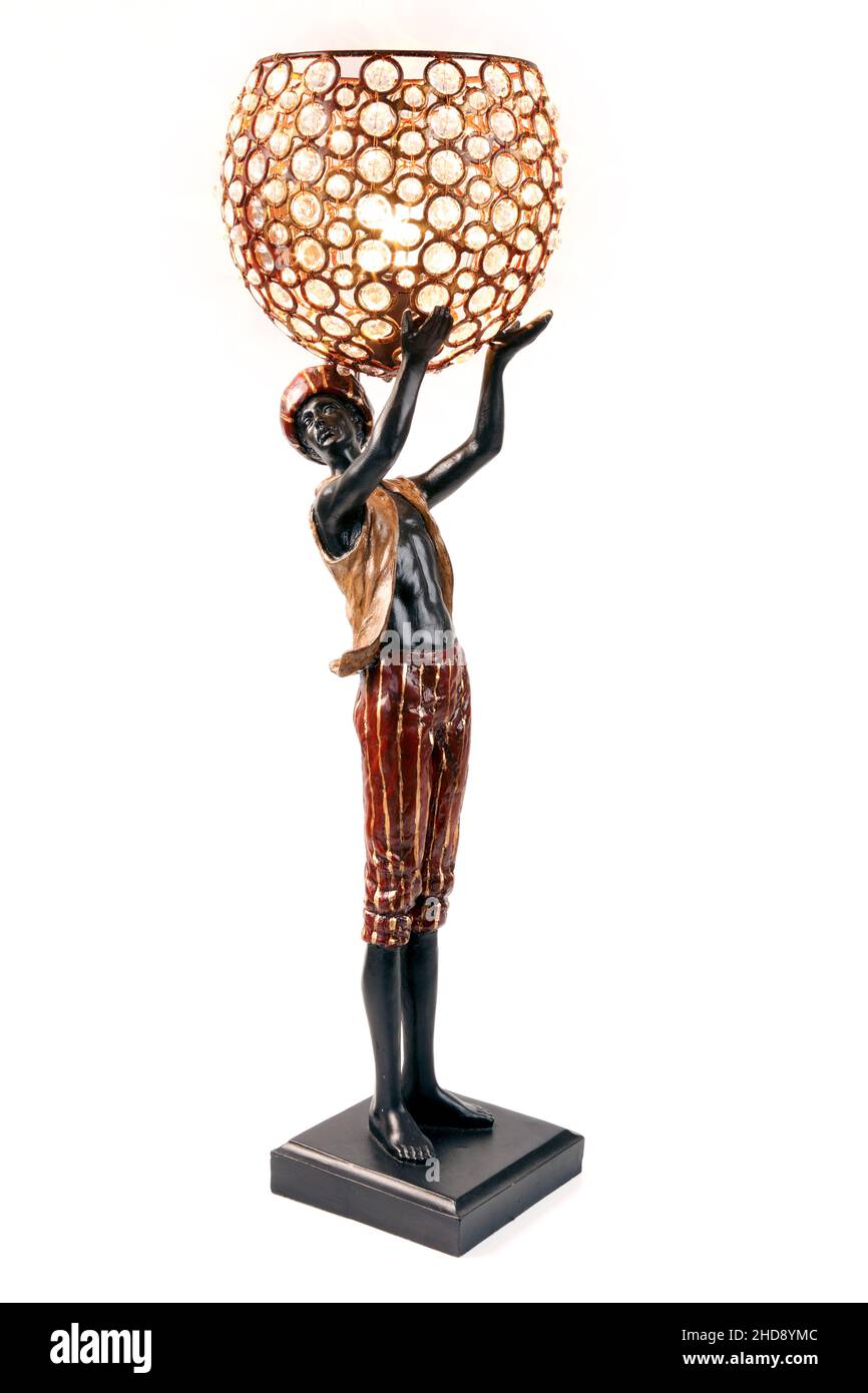 lampe de table ancienne Banque D'Images