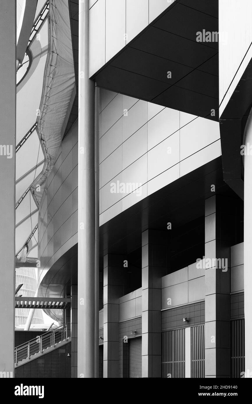 Architecture moderne du stade Banque D'Images
