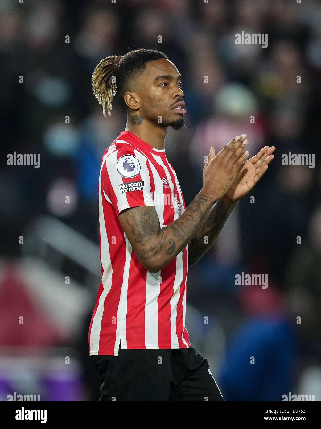 Brentford, Royaume-Uni.29th décembre 2021.Ivan Toney de Brentford lors du match de la Premier League entre Brentford et Manchester City au stade communautaire de Brentford, Brentford, Angleterre, le 29 décembre 2021.Photo d'Andy Rowland.Crédit : Prime Media Images/Alamy Live News Banque D'Images