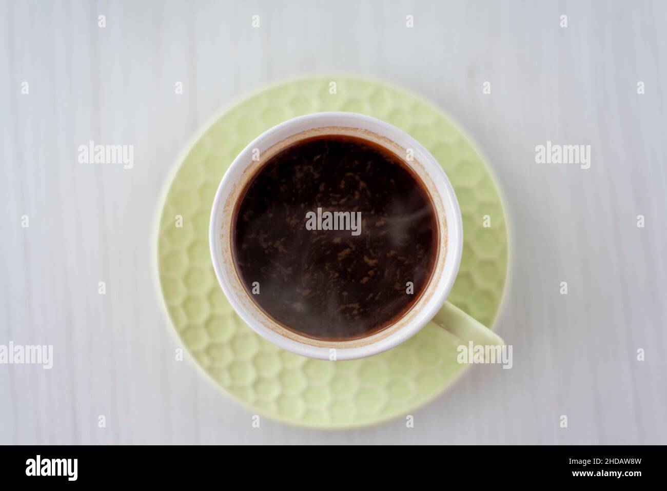 Une tasse de café noir Banque D'Images