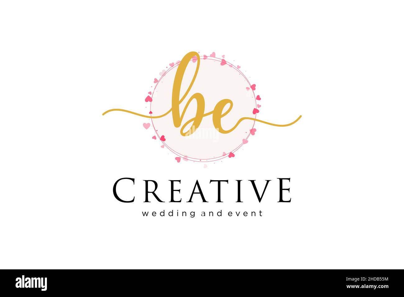 LOGO SOYEZ féminin.Utilisable pour le logo pour la mode, la photographie, le mariage, la beauté, les affaires.Elément de modèle de logo Flat Vector. Illustration de Vecteur