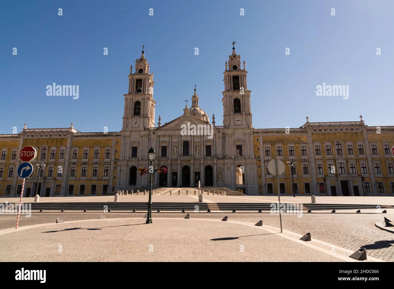 Ist eine Kleinstadt Mafra au Portugal, 40 km nordwestlich von Lissabon. Banque D'Images
