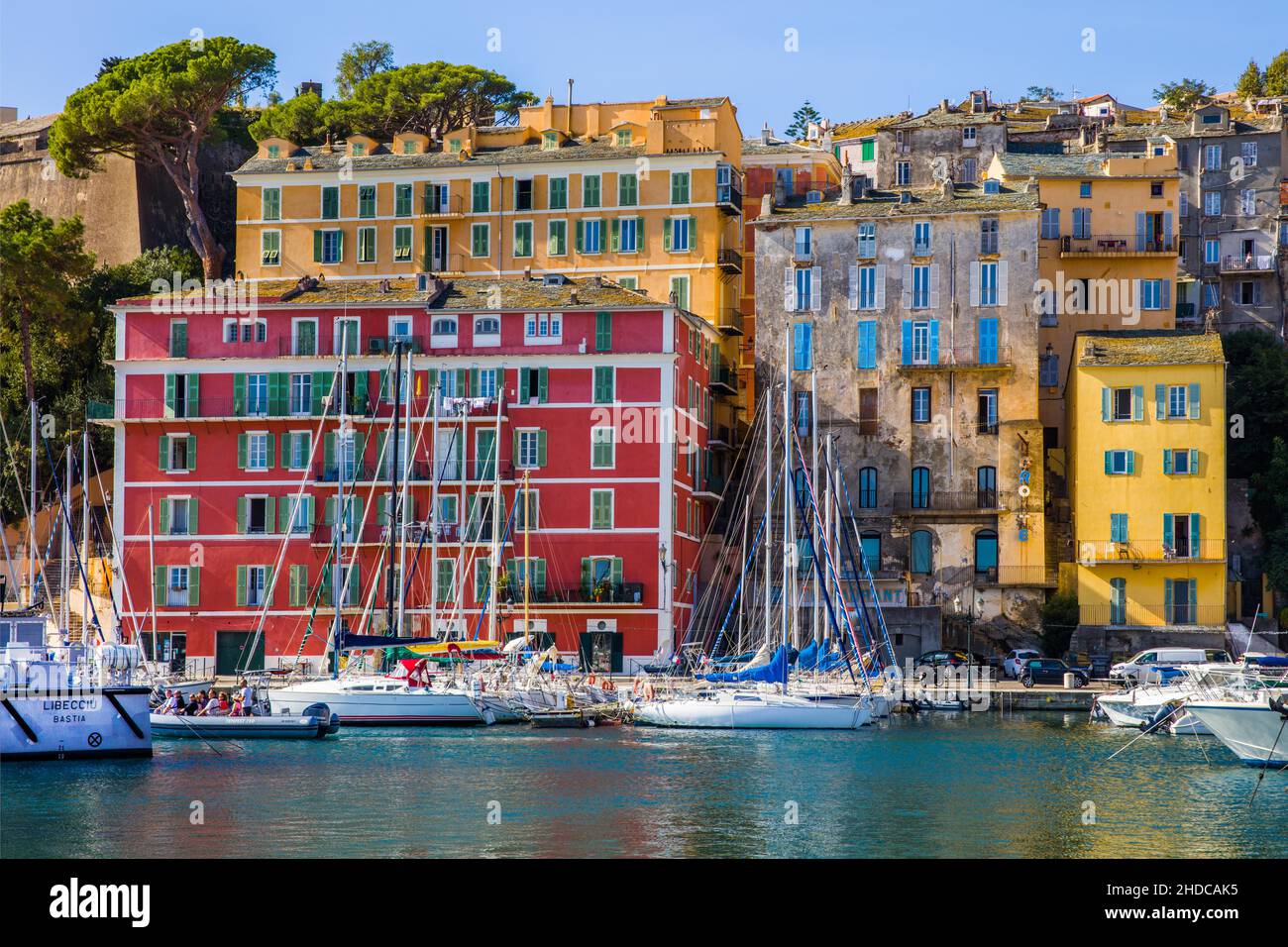 Vieux port, Bastia, Corse, Bastia, Corse,France, Europe Banque D'Images