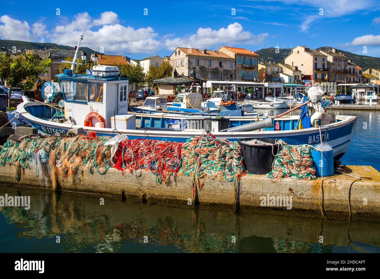 Pêche et port de plaisance de Macinaggio, Cap Corse, Corse, Macinaggio, Corse,France, Europe Banque D'Images