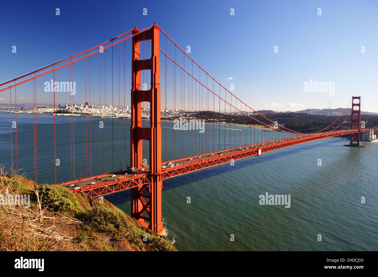 Etats Unis, San Francisco, Golden Gate Bridge, Banque D'Images