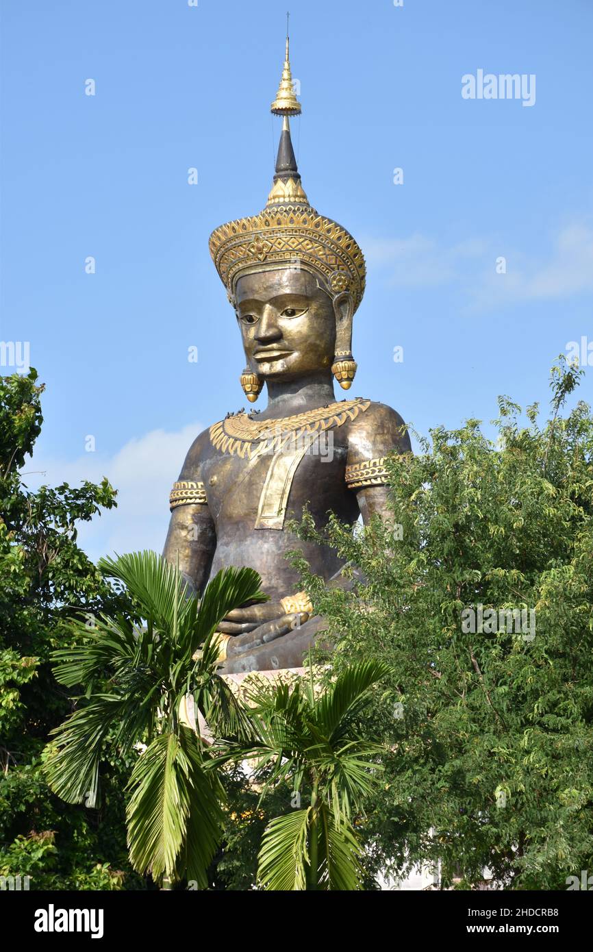 Asien, Thailande, Bouddha, Bouddha, Phetchabun schwarzer dans Phra Bouddha Maha Dhammaraja, Thamaracha, Banque D'Images