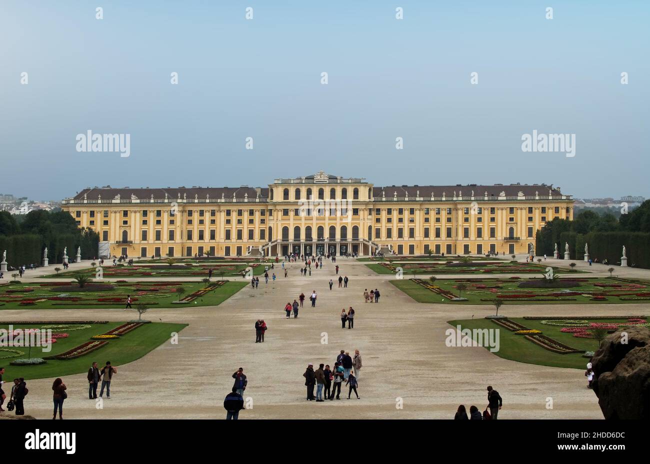 Wien, Autriche. Château de Schönbrunn Banque D'Images