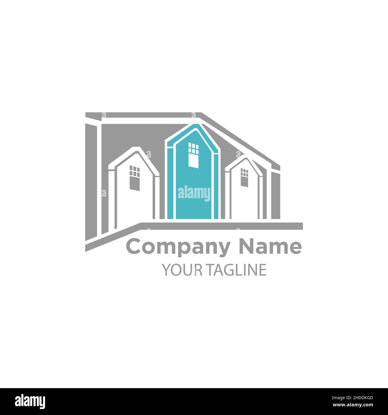 Accueil immobilier icône vecteur illustration modèle design.EPS 10 Illustration de Vecteur