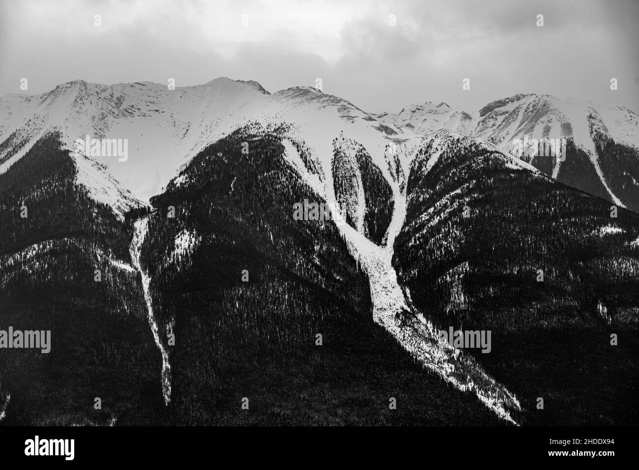 Banff, Canada - 21 2021 décembre : vue panoramique du sentier du mont Sulphur à Banff, en Alberta Banque D'Images