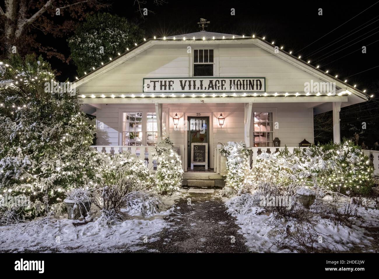 The Village Hound une boutique charmante à Cashiers, Caroline du Nord, Etats-Unis Banque D'Images