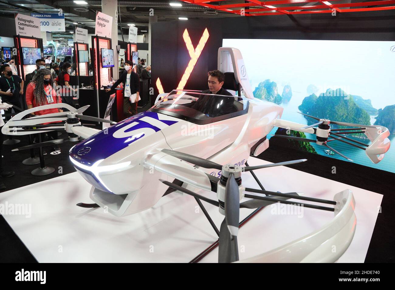 Las Vegas, Nevada, États-Unis.5th janvier 2022.Voiture SkyDrive en présence au salon International Consumer Electronics Show (ces) - WED, Mandalay Bay Convention Center, Las Vegas, NV le 5 janvier 2022.Crédit : JA/Everett Collection/Alay Live News Banque D'Images