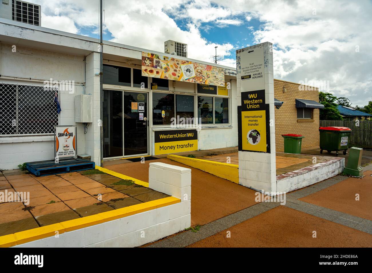 Gatton, Queensland, Australie - bâtiment Western Union Banque D'Images