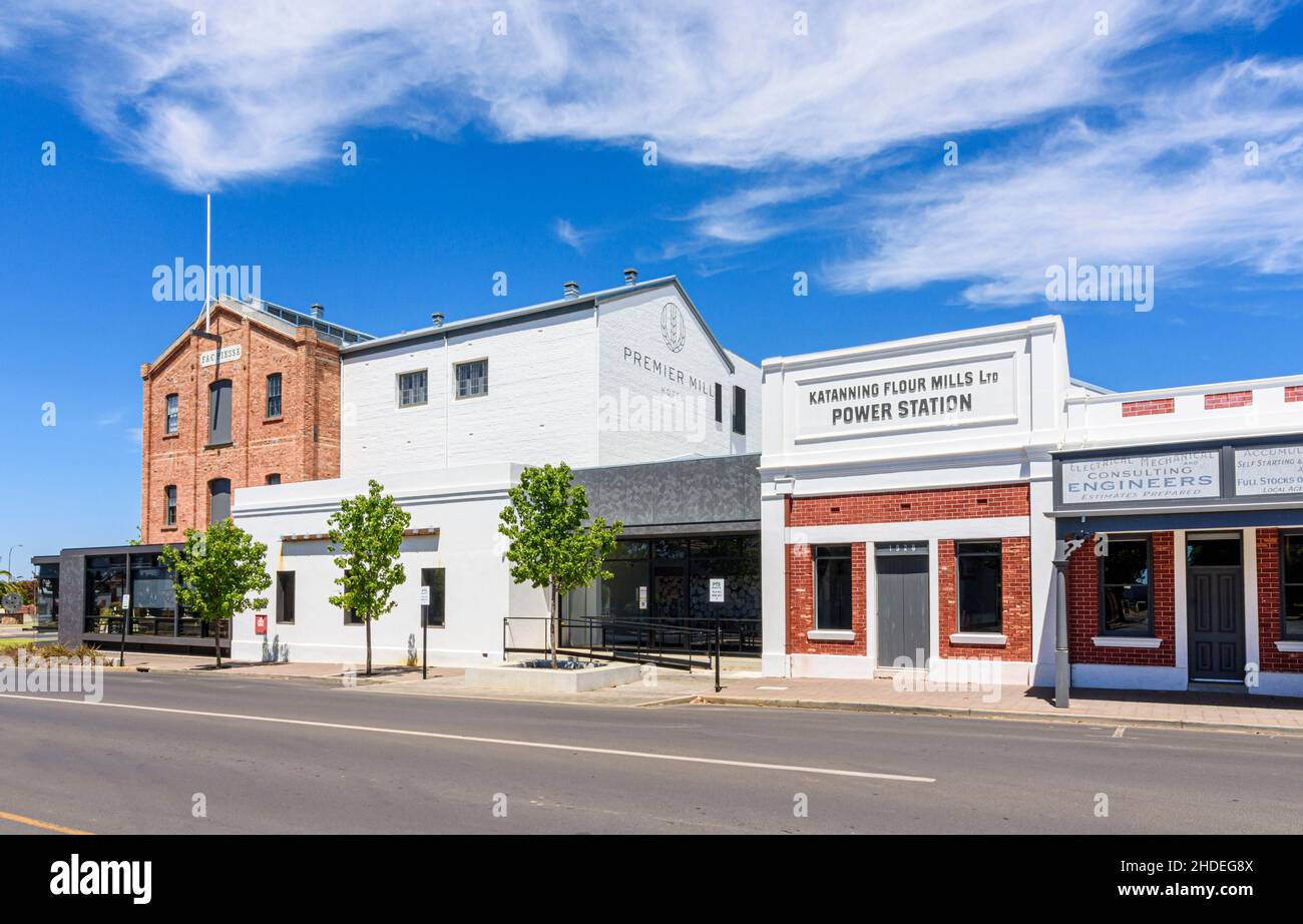 L'ancien moulin à farine rénové de Katanning se trouve dans la ville de Katanning, en Australie occidentale, en Australie Banque D'Images