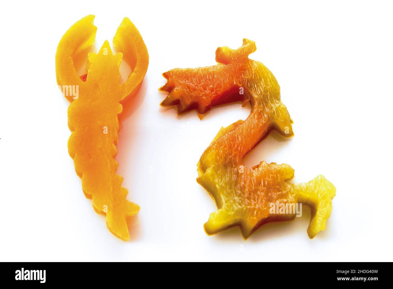 sculpture de légumes, art alimentaire Banque D'Images