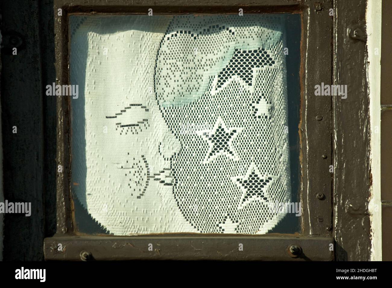 lune, broderie, étoiles, lunes, broderies,étoile Banque D'Images