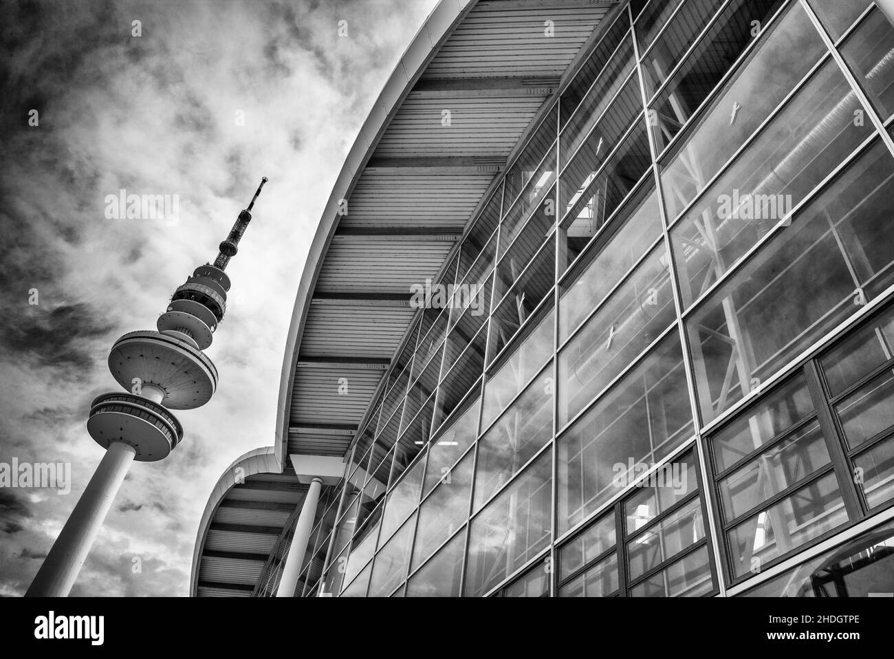 tour de télévision, salles d'exposition, tours de télévision, exposition d'art, salle d'exposition Banque D'Images