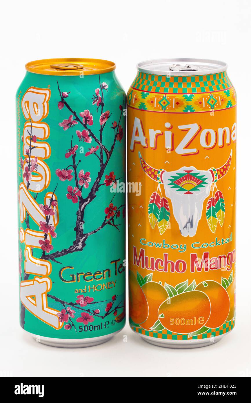 arizona, boîte à boissons, arizonas, boîtes à boissons Photo Stock - Alamy