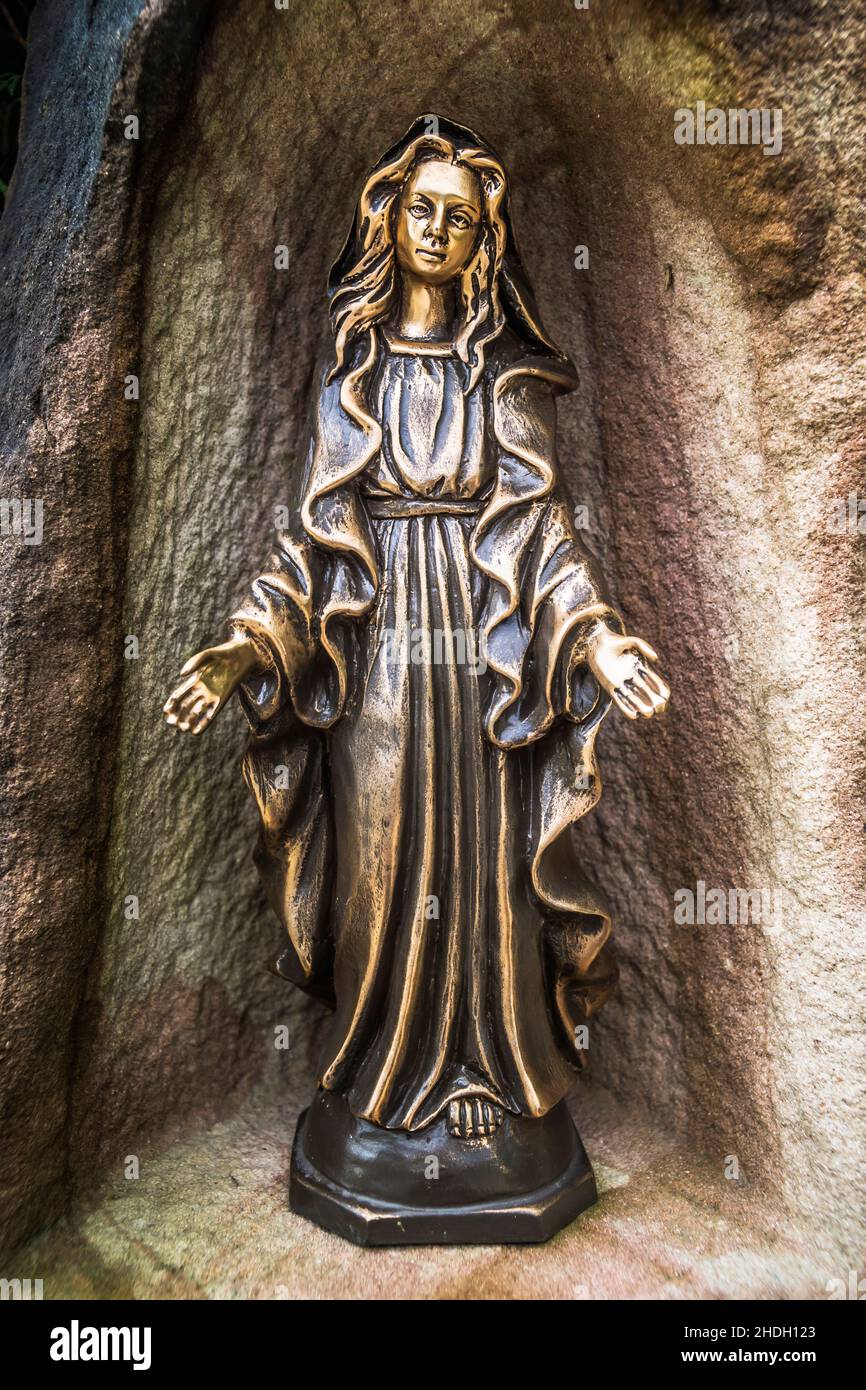 vierge marie, statue sainte, vierge, vierge marie vierge, statues saintes,madonnas Banque D'Images