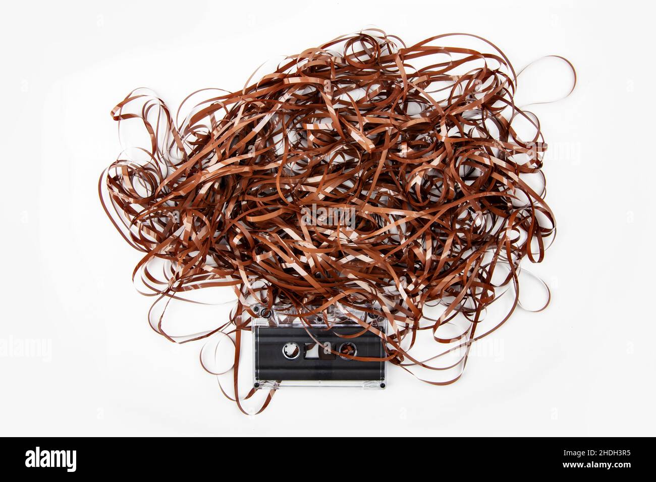 cassette, cassette audio, bourrage, cassette, cassettes,cassettes de musique, bourrages de cassettes Banque D'Images