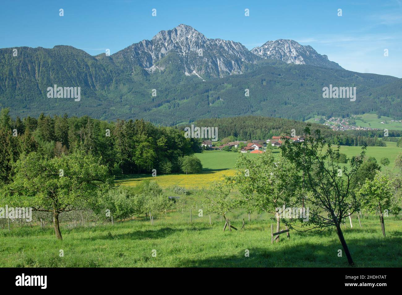 terres de berchtesgadener, alpes de chiemgau, terres de berchtesgadener Banque D'Images