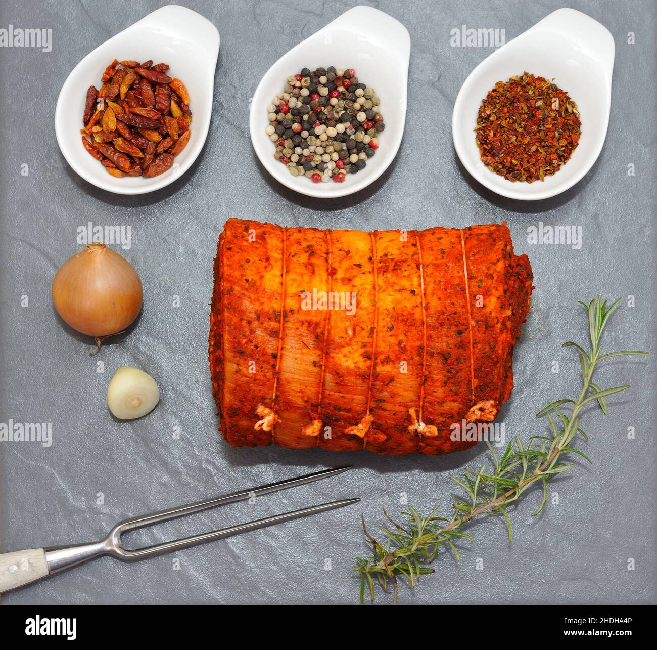 rôti de porc, rôti de porc, rôti de porc, rôti de rôti de rôti Photo