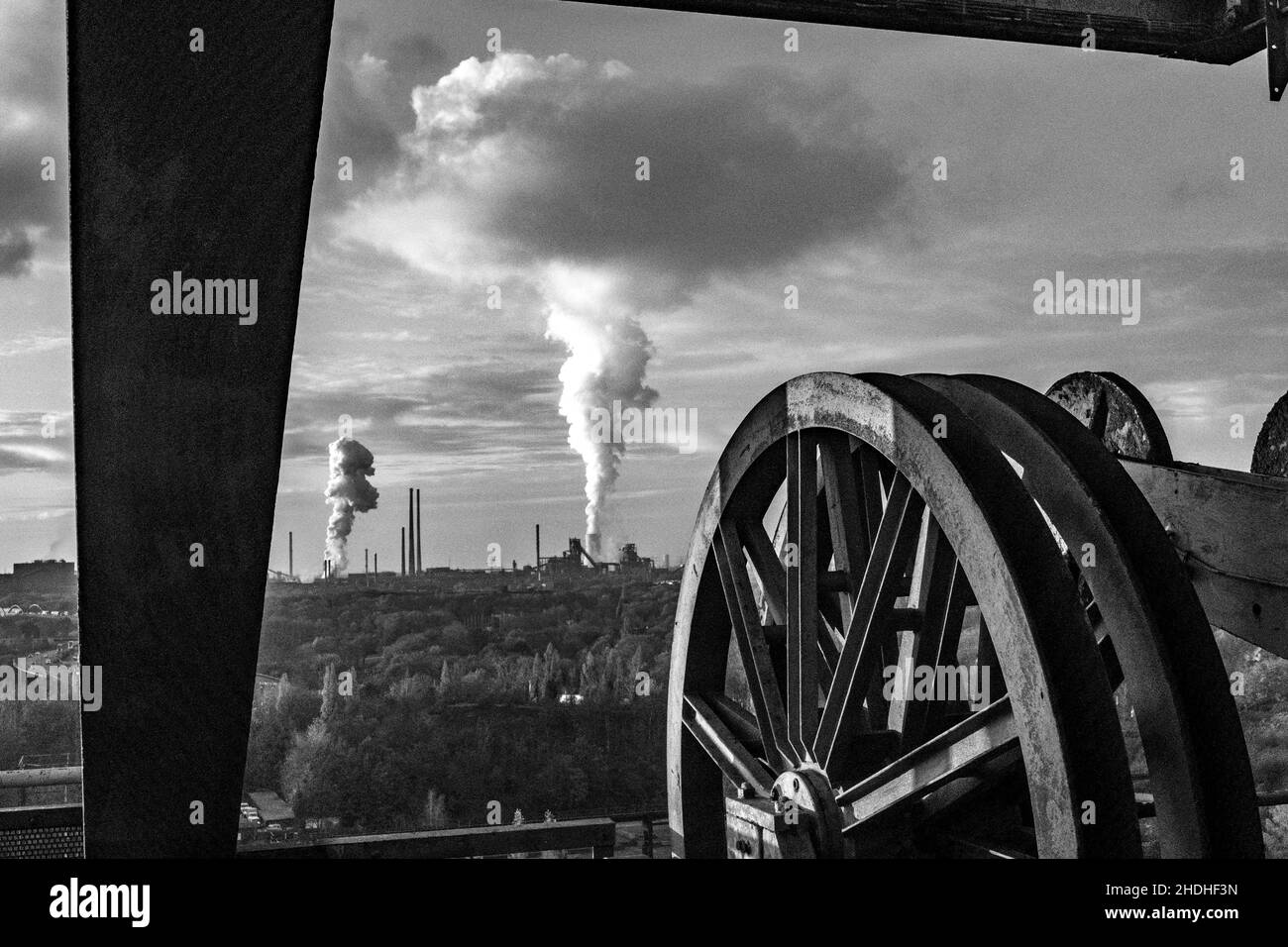 industrie, centrale au charbon, construction d'usines, industries, centrales au charbon, atelier d'usine Banque D'Images