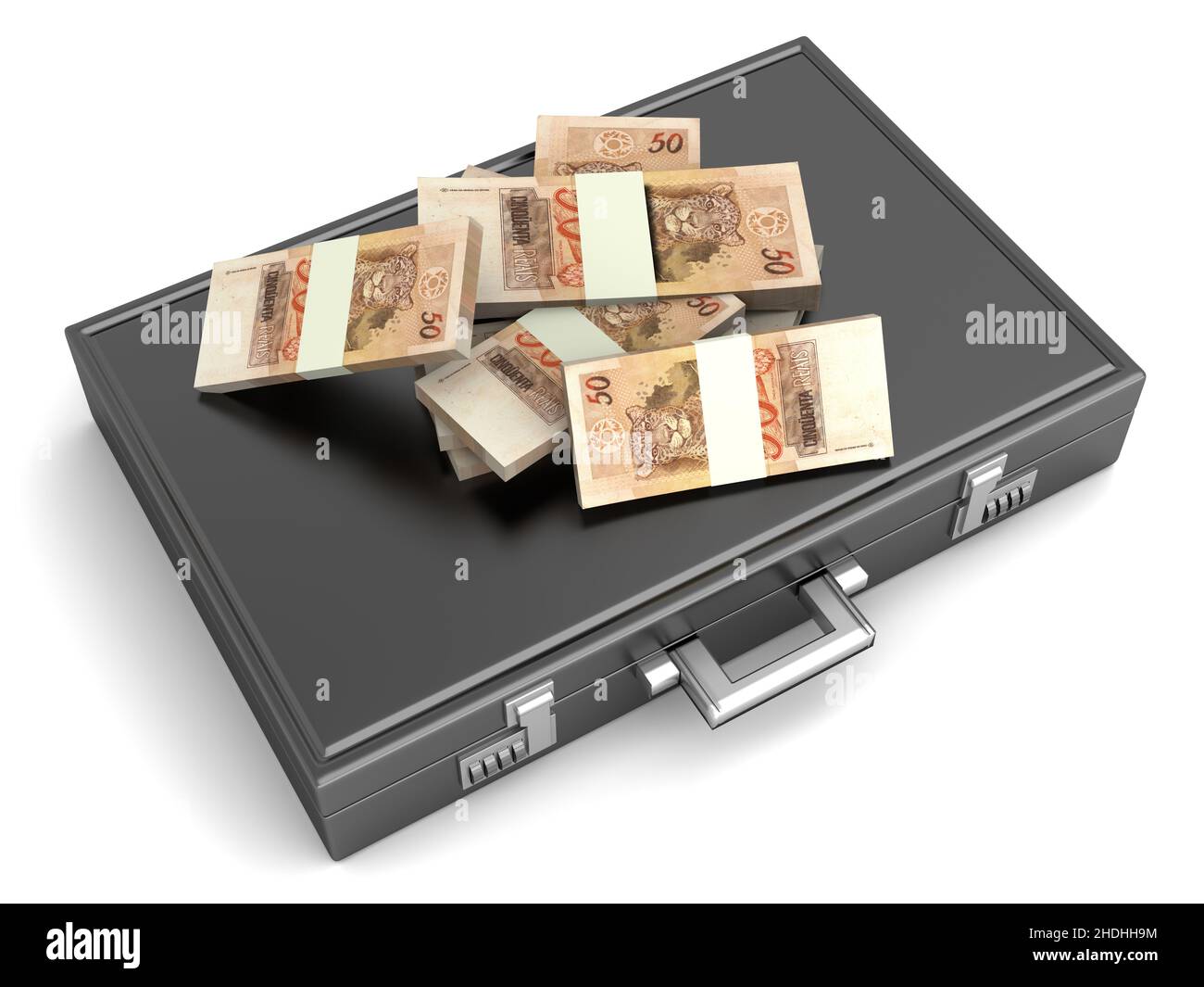 argent noir, rançon, real brésilien, argent noir, rançons,reals brésiliens Banque D'Images