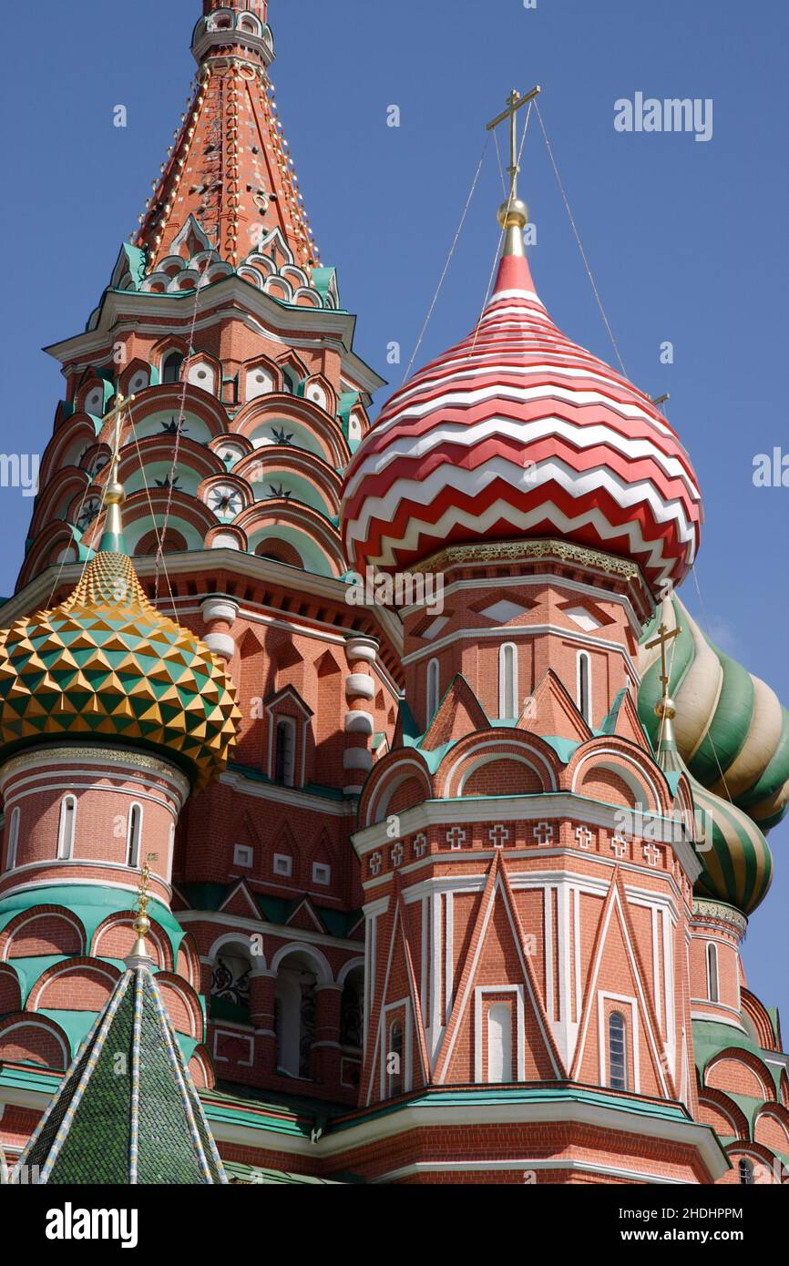 moscou, cathédrale st basil, moscows, cathédrales st basil Banque D'Images