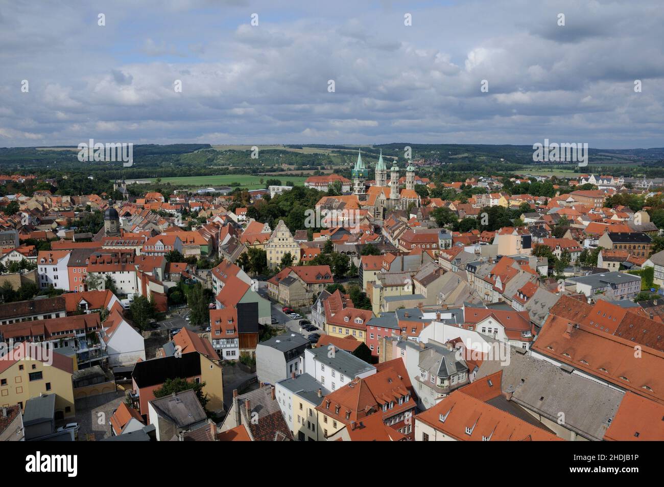 vue sur la ville, naumburg, vues sur la ville, naumburgs Banque D'Images